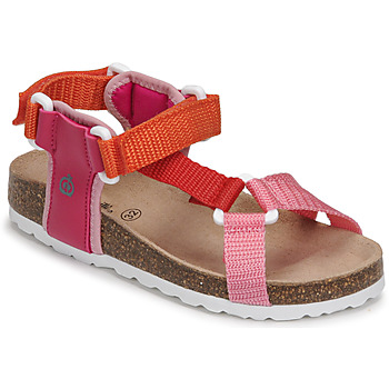 Sapatos Rapariga Sandálias Jovem 12-16 anos PISTOCHE Laranja-rosa-violeta