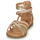 Sapatos Rapariga Sandálias Bullboxer ALM018F1S-SKGL Bege / Rosa