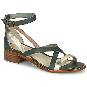 Sapatos Mulher Sandálias Casual Attitude COUTIL Verde / Bronze