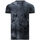 Textil Homem Bonpoint TEEN plaid check print shirt Los tigre t-shirt black Preto