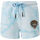 Textil Mulher Shorts / Bermudas Ed Hardy Los tigre runner short turquesa Azul