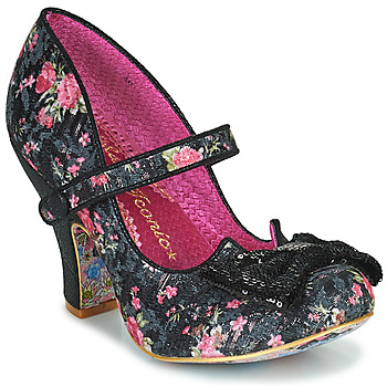 Sapatos Mulher Escarpim Irregular Choice Fancy That Preto / Rosa