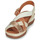 Sapatos Mulher Sandálias Pikolinos CADAQUES W8K Bege / Ouro / Branco