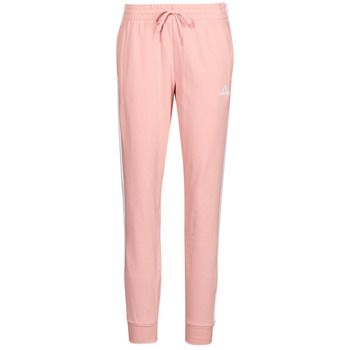 Textil Mulher Calças de treino adidas rosas Performance 3 Stripes SJ C PANTS Wonder / Malva / Branco