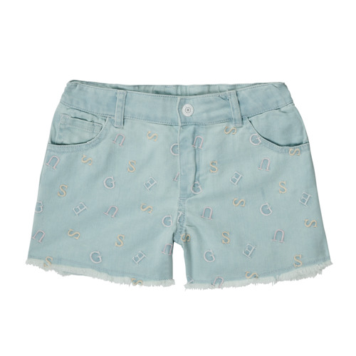 Textil Rapariga Shorts / Bermudas P2201 Guess IMAS Azul