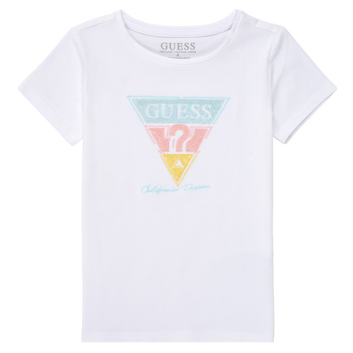 Textil Rapariga T-Shirt mangas curtas 1BGZ21 Guess CENTROP Branco