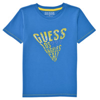 Textil Rapaz T-Shirt mangas curtas Guess GEMEE Azul