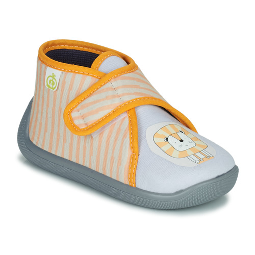 Sapatos Criança Chinelos Regarde Le Ciel NEW 3 Pérola / Cinza-amarelo