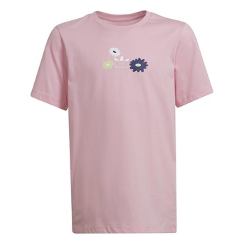Textil Rapariga T-Shirt mangas curtas adidas Originals CATHERINE Rosa