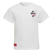 Textil Criança T-Shirt mangas curtas alemania adidas Originals CASSI Branco