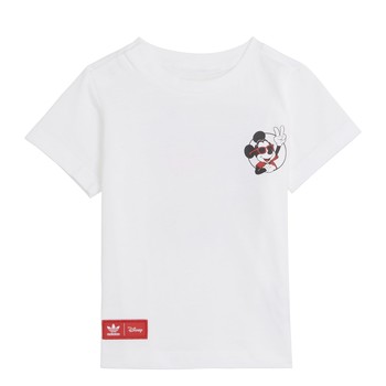 Textil Criança T-Shirt mangas curtas adidas Originals DELPHINE Branco