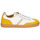Sapatos Mulher Sapatilhas Serafini COURT Branco / Amarelo / Bege