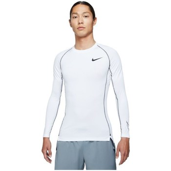 Textil Homem T-Shirt mangas curtas sbtg Nike Pro Tight Top Branco