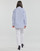 Textil Mulher camisas Lauren Ralph Lauren KOTTA-LONG SLEEVE-BUTTON FRONT SHIRT Branco / Azul