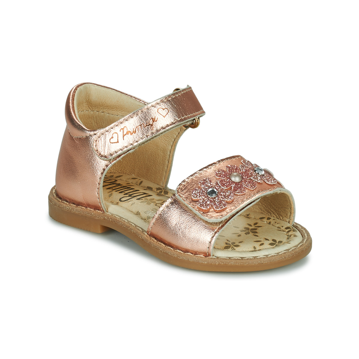 Sapatos Rapariga Sandálias Primigi 1912622 Rosa / Ouro