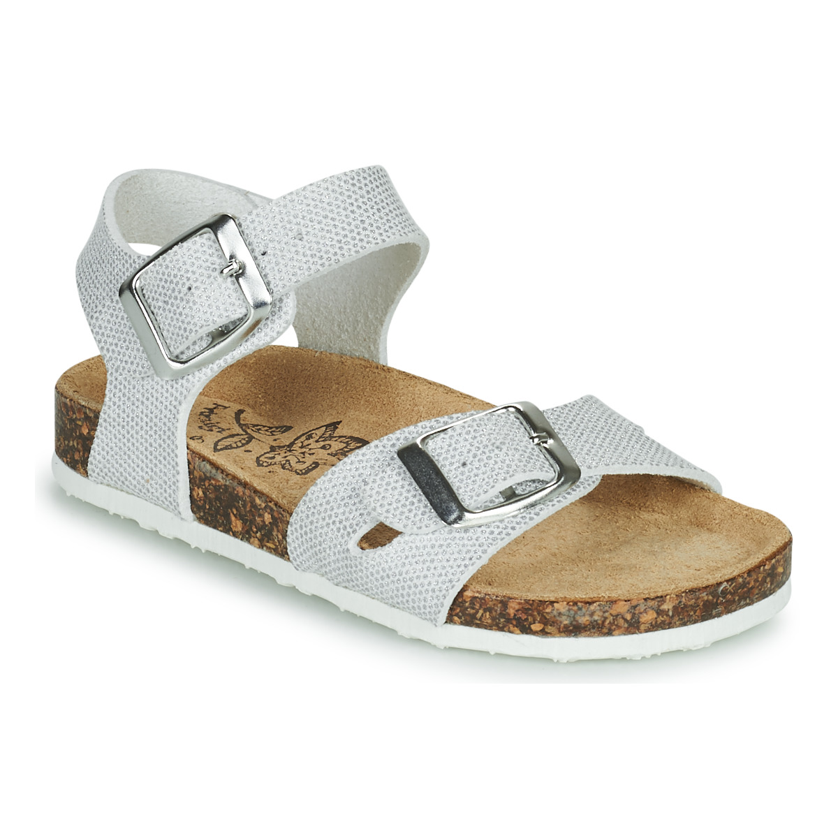Sapatos Rapariga Sandálias Primigi 1929100-C Branco / Glitter