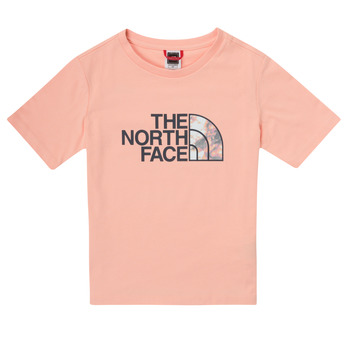 Textil Rapariga T-Shirt mangas curtas The North Face EASY RELAXED TEE Rosa