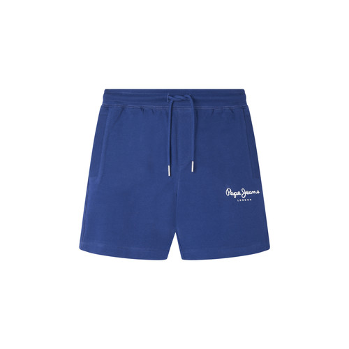 Textil Rapaz Shorts / Bermudas Pepe amp jeans GEORGIE SHORT Marinho