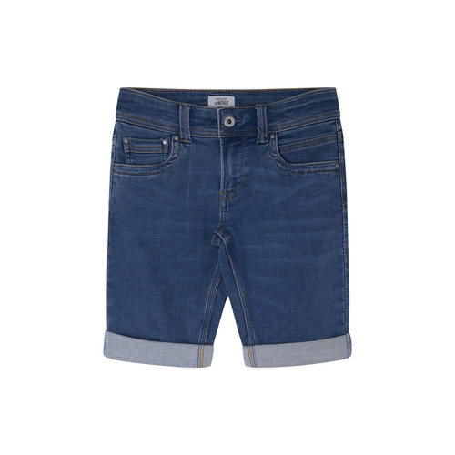 Textil Rapaz Shorts / Bermudas Pepe jeans TRACKER SHORT Azul