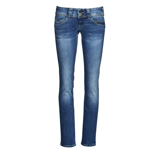 Textil Mulher Calças mid Jeans Pepe mid jeans VENUS Azul