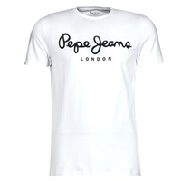 Textil Homem T-Shirt mangas curtas Pepe jeans ORIGINAL STRETCH Branco