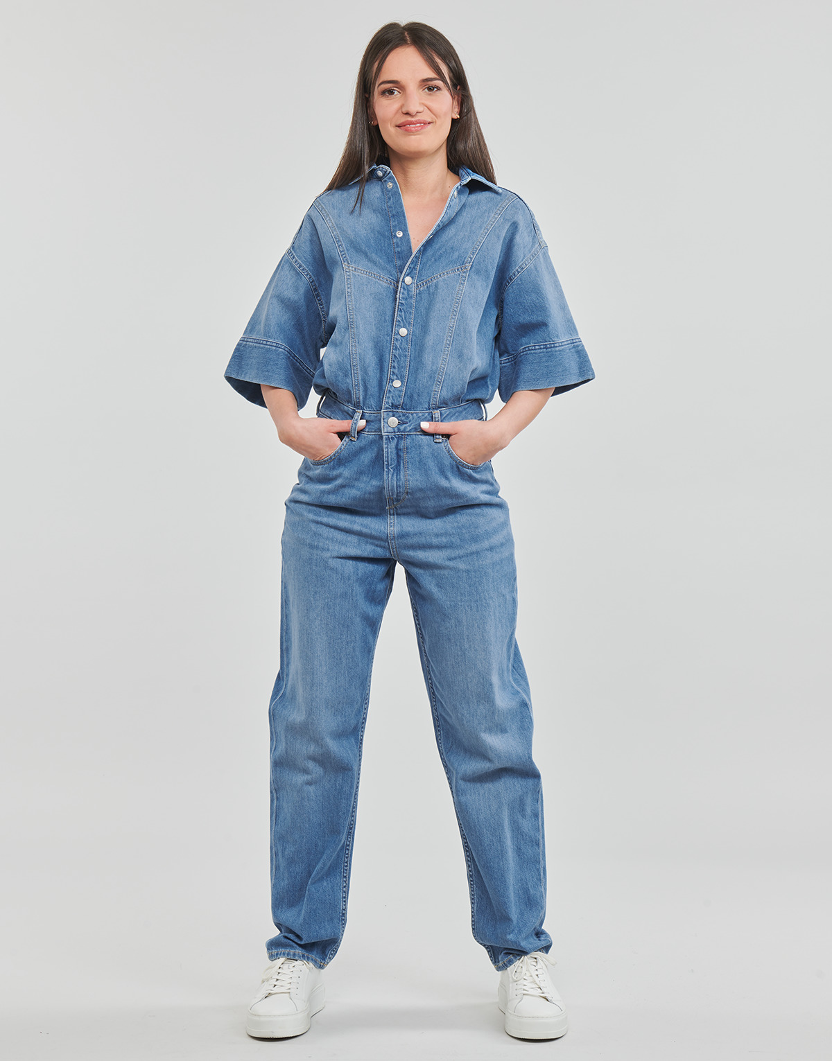 Textil Mulher nike sportswear essential fleece pants JAYDA Azul