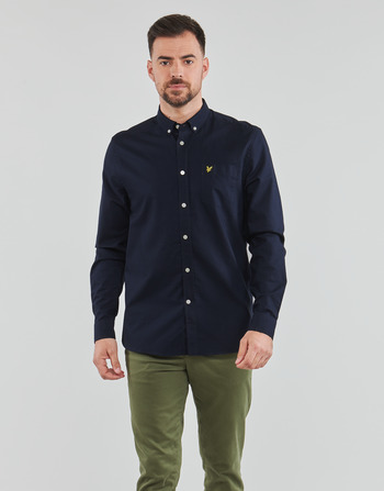 Textil Homem Camisas mangas comprida Lyle & Scott Oxford Shirt Azul