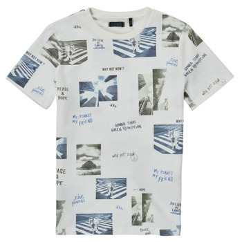 Textil Rapaz T-Shirt mangas curtas Ikks JABAJET Branco