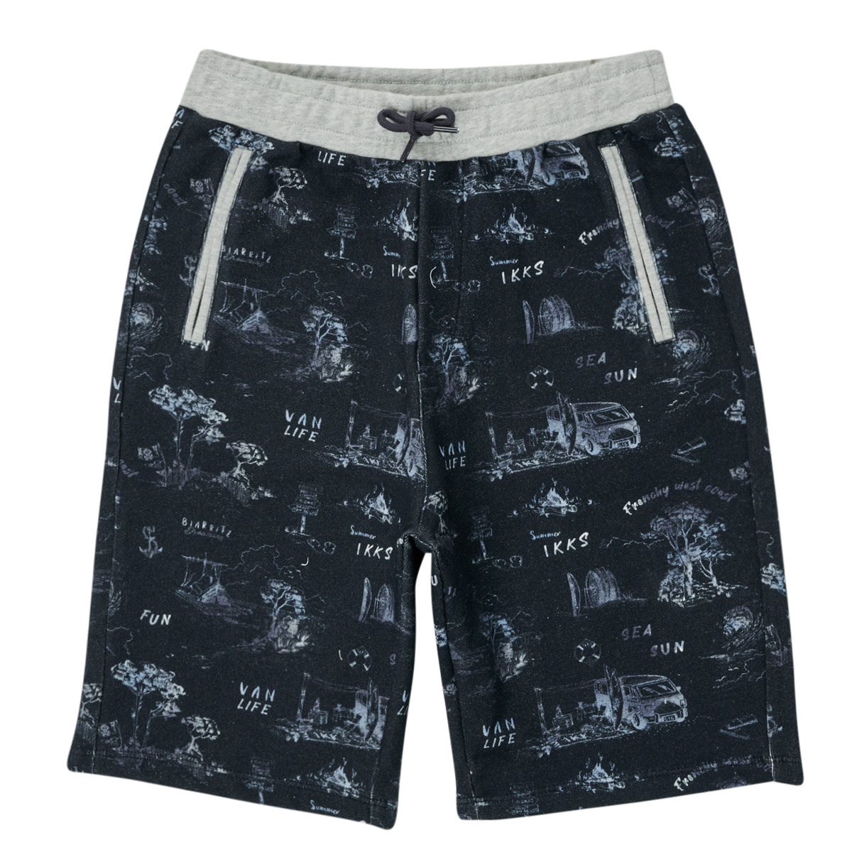 Textil Rapaz Shorts / Bermudas Ikks JARNAUX Marinho