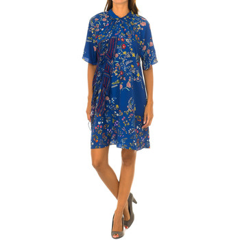 Textil Mulher Vestidos curtos Desigual 18WWVW16-5000 Azul