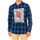 Textil Homem Camisas mangas comprida Desigual 19SMCWX2-5095 Azul
