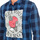 Textil Homem Camisas mangas comprida Desigual 19SMCWX2-5095 Azul