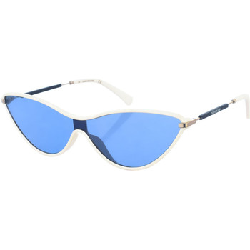 Relógios & jóias Mulher óculos de sol Calvin taille Klein Dasheen Infradito con logo nere CKJ19702S-100 Branco