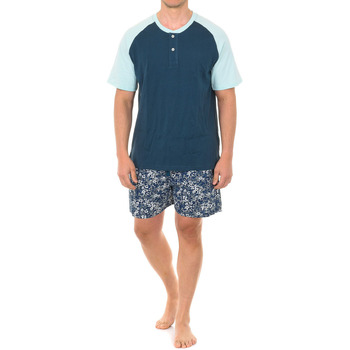 Textil Homem Pijamas / Camisas de dormir J And J Brothers JJBVH5100 Verde