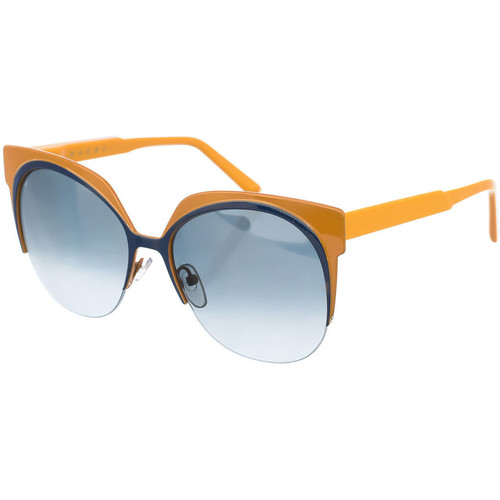 Marni Fussbett sandals Orange Mulher óculos de sol Marni ME101S-728 Castanho