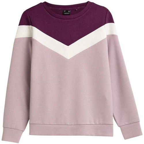 Textil Mulher Sweats 4F BLD025 Cor cereja, Cor-de-rosa