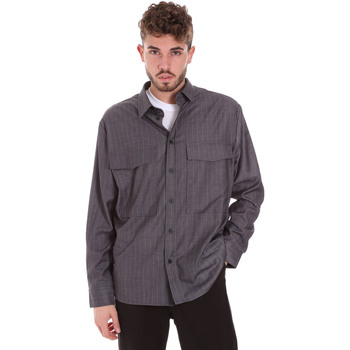 Textil Homem Camisas mangas comprida Antony Morato MMSL00626 FA650260 Cinza
