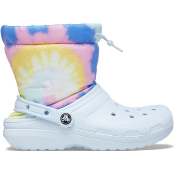 Sapatos Mulher chinelos Crocs Hey Crocs™ Classic Lined Neo Puff Tie Dye Boot 19