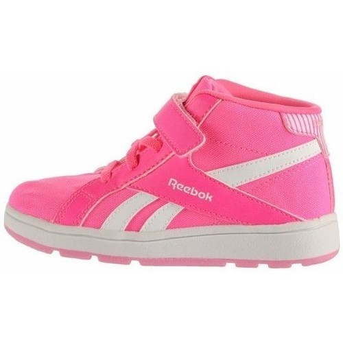Sapatos Criança Sapatilhas de cano-alto Question Reebok Sport Royal Comp M Branco, Cor-de-rosa