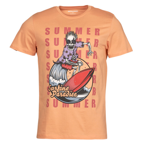 Textil Homem T-Shirt mangas curtas Poder do arco-íris JJEUSTACE Coral