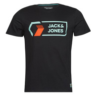 Textil Homem UEFA Femmes Hauts & T-shirts Jack & Jones JCOLOGAN Preto