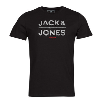 Textil Homem T-Shirt mangas curtas Jack & Jones JCOGALA Preto