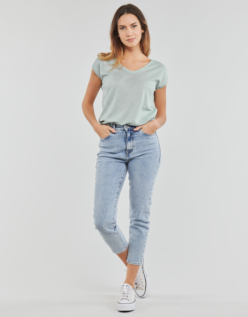 Textil Mulher Calças Jeans Only ONLEMILY Azul / Claro