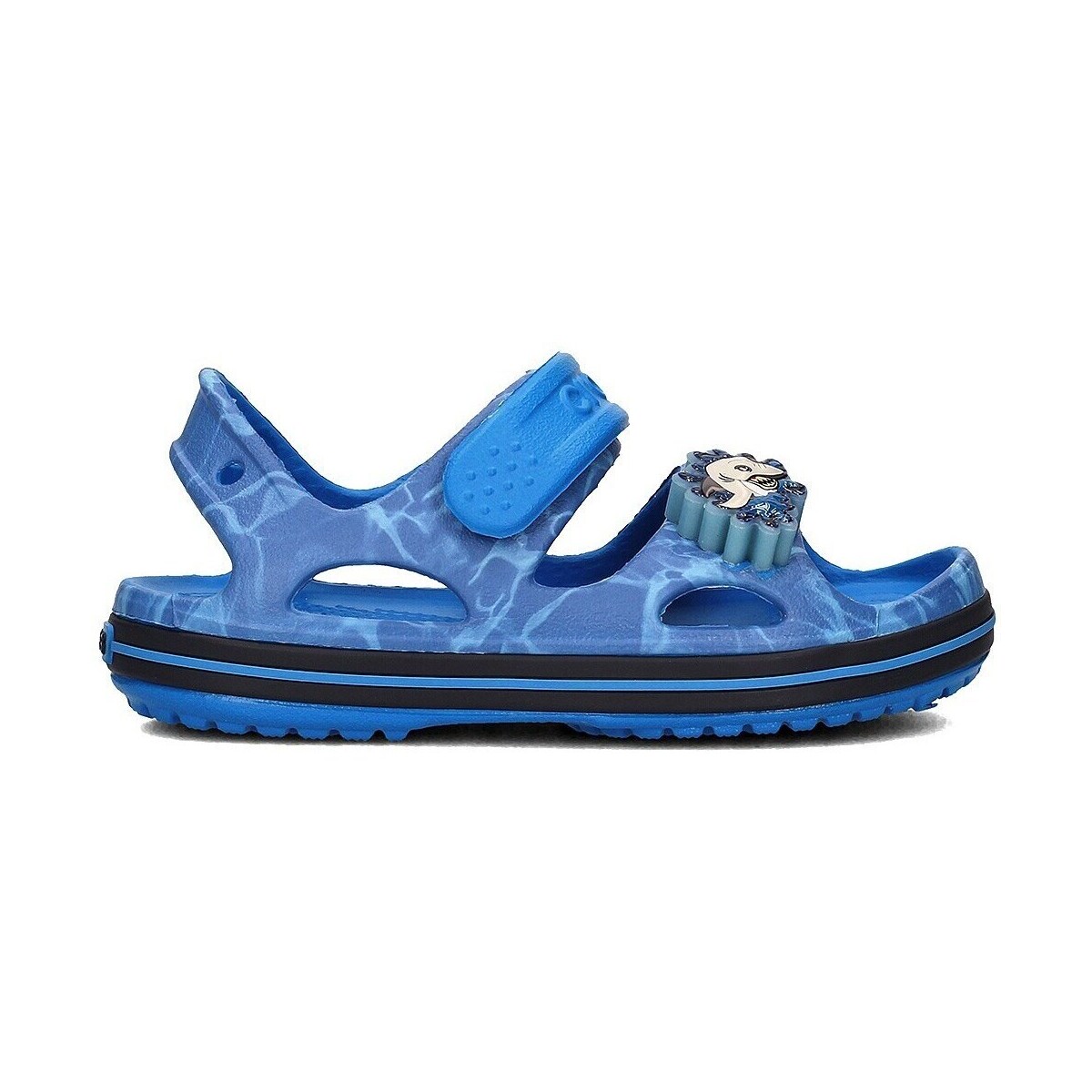 Sapatos Criança Sandálias Crocs Crocband II Led Azul