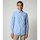 Textil Homem Camisas mangas comprida Napapijri GIREL - NP0A4F848M51-LTG BLUE Azul
