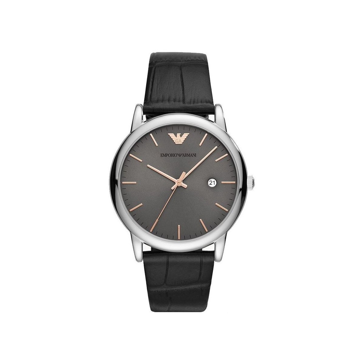 Relógios & jóias Homem Relógio Emporio Armani AR11303-GREY BLACK Cinza
