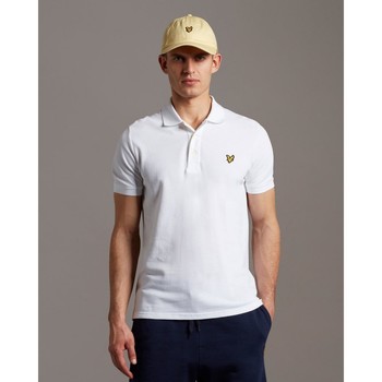 Textil Homem T-shirts e Pólos Lyle & Scott SP400VOG POLO SHIRT-626 WHITE Branco