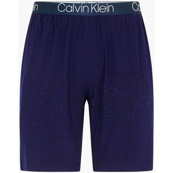 Teradical Homem Shorts / Bermudas Calvin Klein Jeans 000NM1660E SLEEP SHORT-UZZ ANIMAL BAYOU BLUE Azul