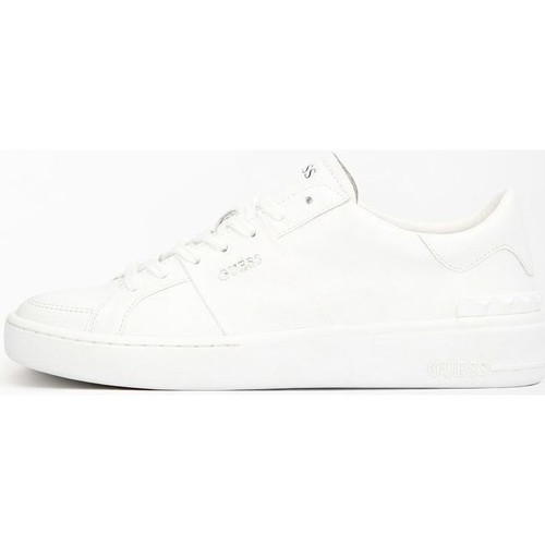Sapatos Homem Sapatilhas Guess BLKMU FM5VES LEA12 - VERONA-OFFWHITE Branco