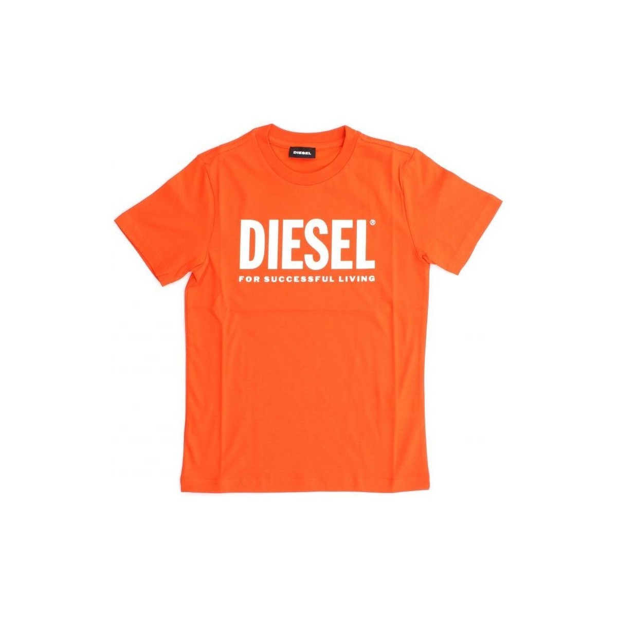 Textil Criança T-shirts e Pólos Diesel 00J4P6 00YI9 TJUSTLOGO-K437 Laranja